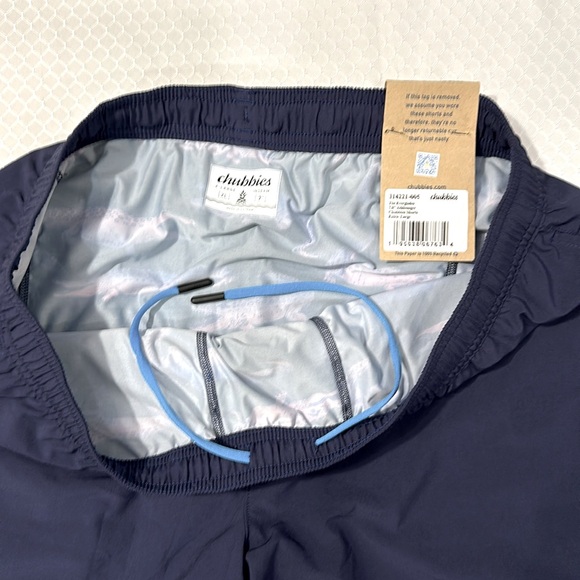 🐊 Chubbies XL 7 in. inseam, The Everglades navy w/ alligator compression shorts - Picture 4 of 11